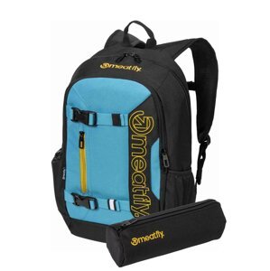 Meatfly batoh Basejumper Sky Blue / Yellow 22 L + PENÁL ZDARMA | Žlutá | Objem 22 L