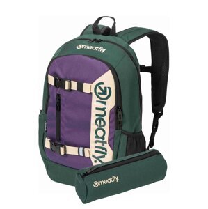 Meatfly batoh Basejumper Botanical / Purple 22 L + PENÁL ZDARMA | Fialová | Objem 22 L