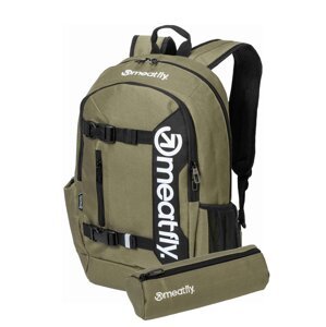 Meatfly batoh Basejumper Olivine 22 L + PENÁL ZDARMA | Zelená | Objem 22 L