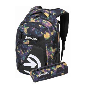 Meatfly batoh Exile Dark Aquarel 24 L + PENÁL ZDARMA | Černá | Objem 24 L