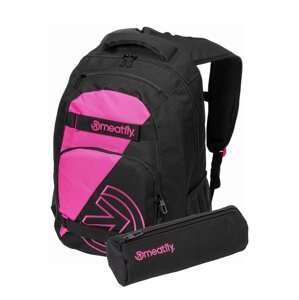 Meatfly batoh Exile Pink / Black 24 L + PENÁL ZDARMA | Černá | Objem 24 L