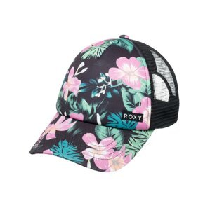 Roxy dětská kšiltovka Honey Coconut Anthracite Shadow Floral | Černá | Velikost One Size
