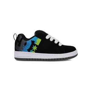 Dc shoes dětské boty Court Graffik Black / Multi / White | Černá | Velikost 4 US
