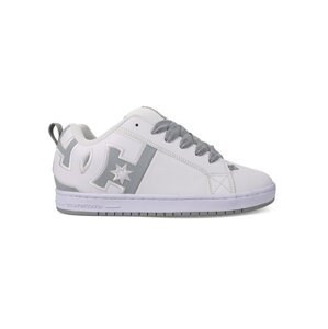 Dc shoes pánské boty Court Graffik Sq White / Grey | Šedá | Velikost 9 US