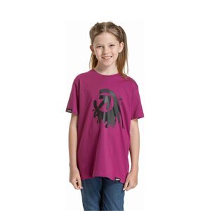 Meatfly dětské tričko Splash Raspberry | Růžová | Velikost 158 | 100% bavlna