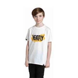 Meatfly dětské tričko Fleck White | Bílá | Velikost 146 | 100% bavlna