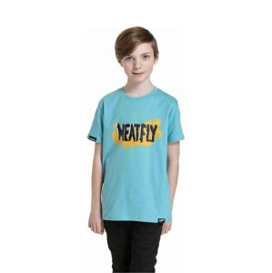 Meatfly dětské tričko Fleck Mint | Modrá | Velikost 134 | 100% bavlna