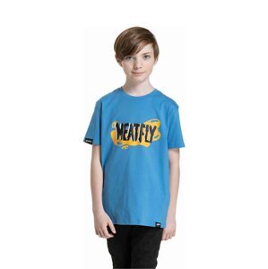 Meatfly dětské tričko Fleck Blue | Modrá | Velikost 158 | 100% bavlna