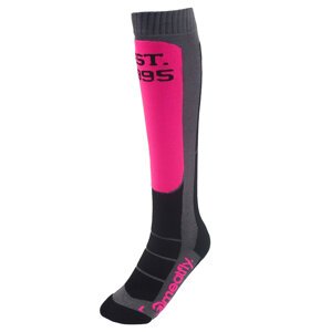 Meatfly snowboardové ponožky Hooper Pink Grey | Růžová | Velikost M