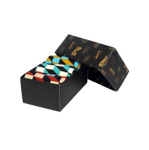 Meatfly pánské ponožky 3D Checkers Gift Pack | Mnohobarevná | Velikost L/XL