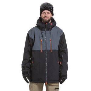 Nugget snowboardová bunda Kestrel C - Lead Grey True Black | Černá | Velikost XL