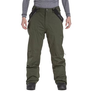 Meatfly snowboardové kalhoty Gnar 4 G - Green Stripe | Zelená | Velikost XL