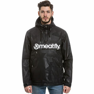 Meatfly pánská street bunda Garen Shade Black Emboss | Černá | Velikost S