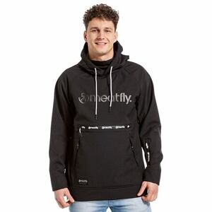 Meatfly pánská softshell bunda Jax Black | Černá | Velikost XL