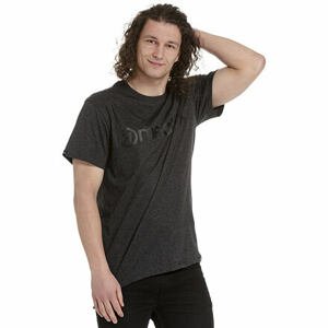 Meatfly pánské tričko MF Logo Charcoal Heather | Šedá | Velikost S