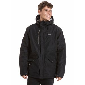 Meatfly pánská zimní bunda Nils Parka Black | Černá | Velikost L