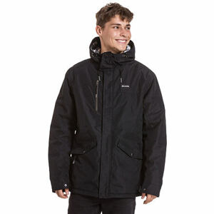 Meatfly pánská zimní bunda Nils Parka Black | Černá | Velikost XL
