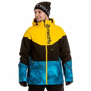 Meatfly pánská SNB & SKI bunda Hoax Super Lemon/Black/Mountain Blue | Oranžová | Velikost L