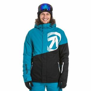 Meatfly pánská SNB & SKI bunda Bang Teal/Black | Černá | Velikost XXS
