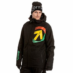 Meatfly pánská SNB & SKI bunda Bang Rasta | Černá | Velikost L