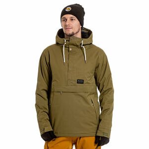 Meatfly pánská SNB & SKI bunda Kevin Premium Green Leaves | Zelená | Velikost XL