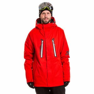 Meatfly pánská SNB & SKI bunda Dodge Premium Red | Červená | Velikost L