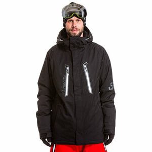 Meatfly pánská SNB & SKI bunda Dodge Premium Black | Černá | Velikost L