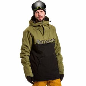 Meatfly pánská SNB & SKI bunda Slinger Premium Green Leaves/Black | Zelená | Velikost L