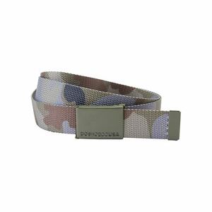 Dc shoes pánský pásek Web Belt 3 Woodland Camo Castlerock | Maskáč | Velikost One Size