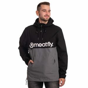 Meatfly pánská street bunda Garen Black / Grey | Černá | Velikost XL
