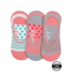 Meatfly ponožky Low Socks Triple Pack Grey Stripe | Šedá | Velikost One Size