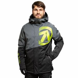 Meatfly pánská SNB & SKI bunda Bang Premium Dark Grey/Black | Šedá | Velikost L