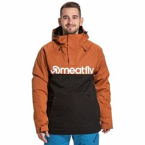 Meatfly pánská SNB & SKI bunda Slinger Premium Brown/Black | Hnědá | Velikost XL