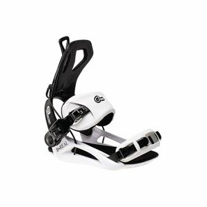 Gnu snowboardové vázání B-Real White | Bílá | Velikost M