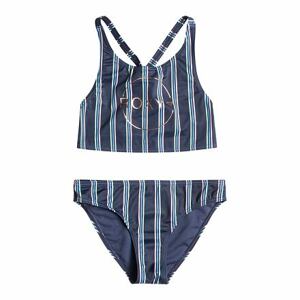 Roxy dětské plavky Swim For Days Mood Indigo Horizon Line | Modrá | Velikost 10 r.