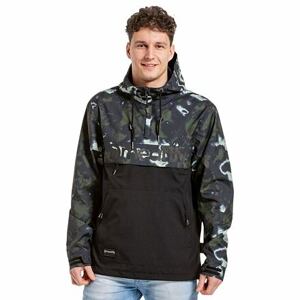 Meatfly pánská street bunda Garen Storm Camo Sand | Černá | Velikost L
