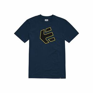 Etnies pánské tričko Crank Tech Navy/Black | Modrá | Velikost L