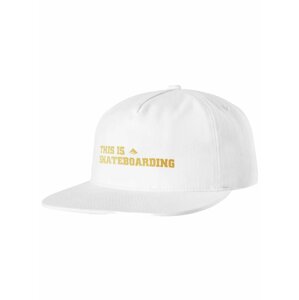 Emerica kšiltovka This Is Skateboarding Snapback White | Bílá | Velikost One Size