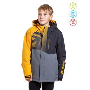 Meatfly dětská SNB & SKI bunda Bangito Sunflower/Dark Grey | Žlutá | Velikost 146