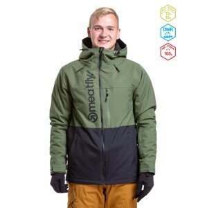 Meatfly pánská SNB & SKI bunda Manifold Bronze Green/Black | Zelená | Velikost S