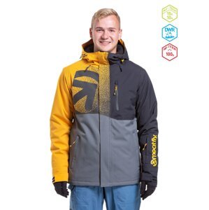 Meatfly pánská SNB & SKI bunda Shader Sunflower/Dark Grey | Žlutá | Velikost XL