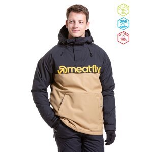 Meatfly pánská SNB & SKI bunda Slinger Tan/Black | Písková | Velikost S