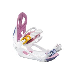 Roxy snowboardové vázání Viva White | Mnohobarevná | Velikost S/M