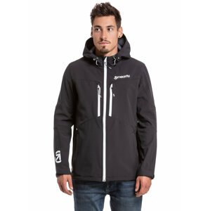 Meatfly pánská softshell bunda RASMUSSEN A - Black | Černá | Velikost XL