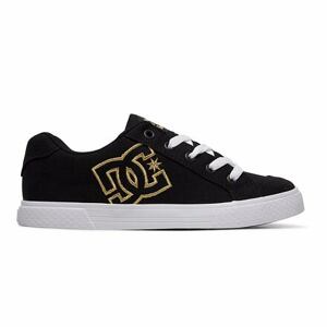 Dc shoes dámské boty Chelsea TX Black/Gold | Černá | Velikost 6,5 US