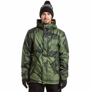 Meatfly snowboardová bunda Mick 2 F - Shade Mono Olive | Zelená | Velikost S