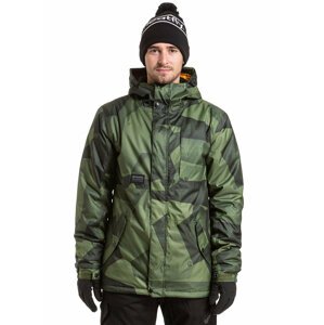 Meatfly snowboardová bunda Mick 2 F - Shade Mono Olive | Zelená | Velikost XS