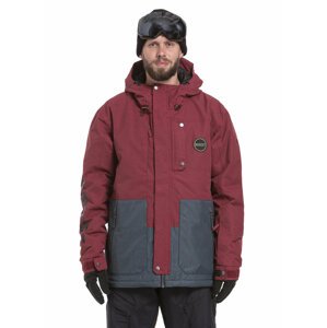 Nugget snowboardová bunda Falcon D - Wine Ripstop Slate Heather | Červená | Velikost L