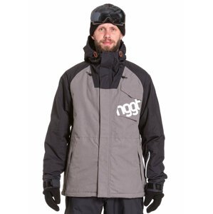 Nugget snowboardová bunda Rover C - Grey Ripstop Black | Černá | Velikost XS