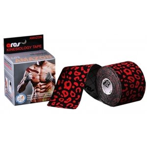 Ares KINESIO TAPE UNCUT 5 CM x 5 M Sportovní tejp, černá, velikost